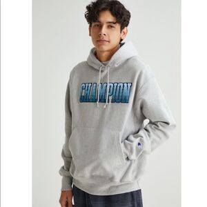 Champion Gradient Collegiate Logo Hoodie Sweatshirt